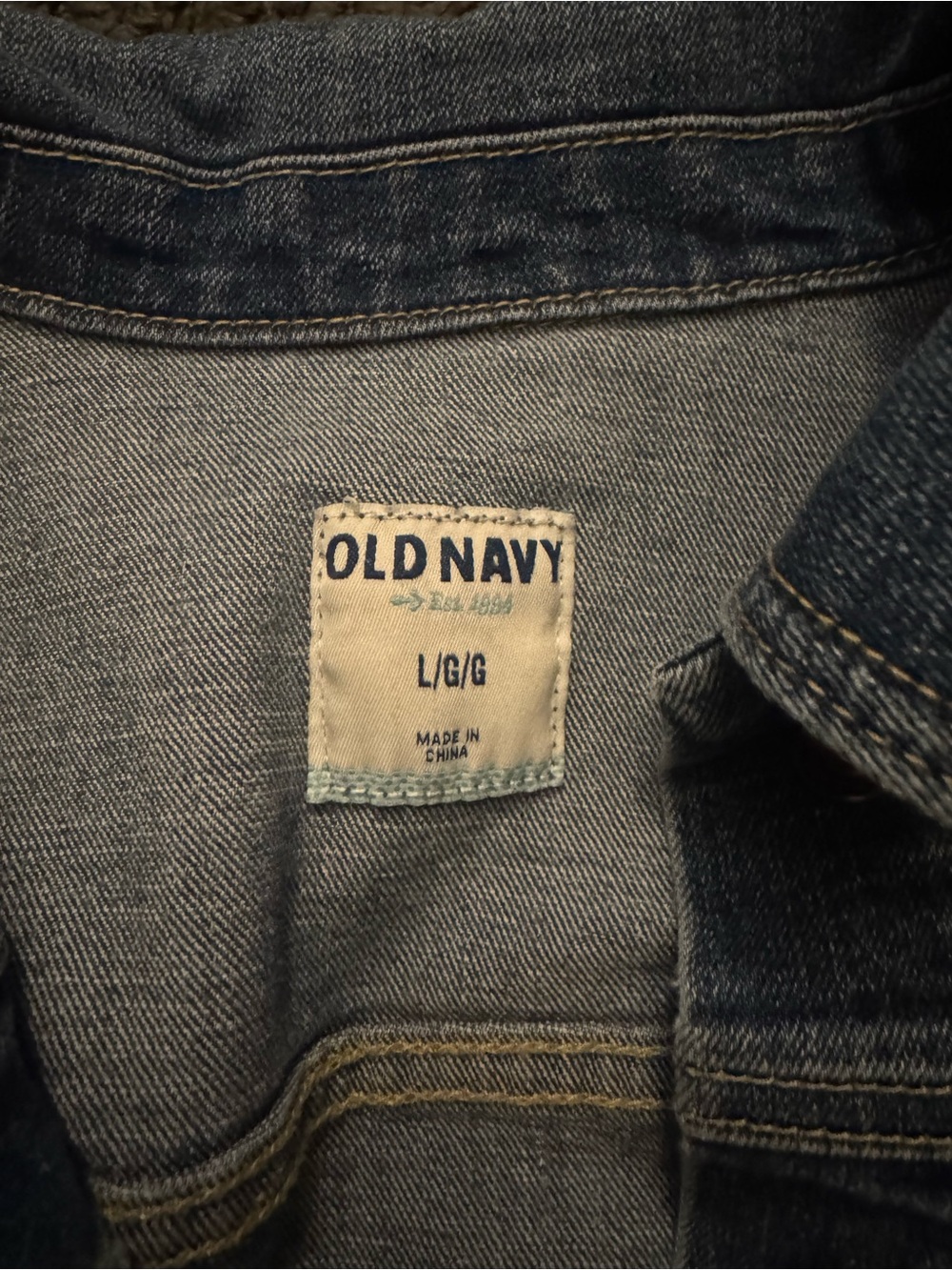 Old Navy Women’s Denim Jacket in Indigo Blue